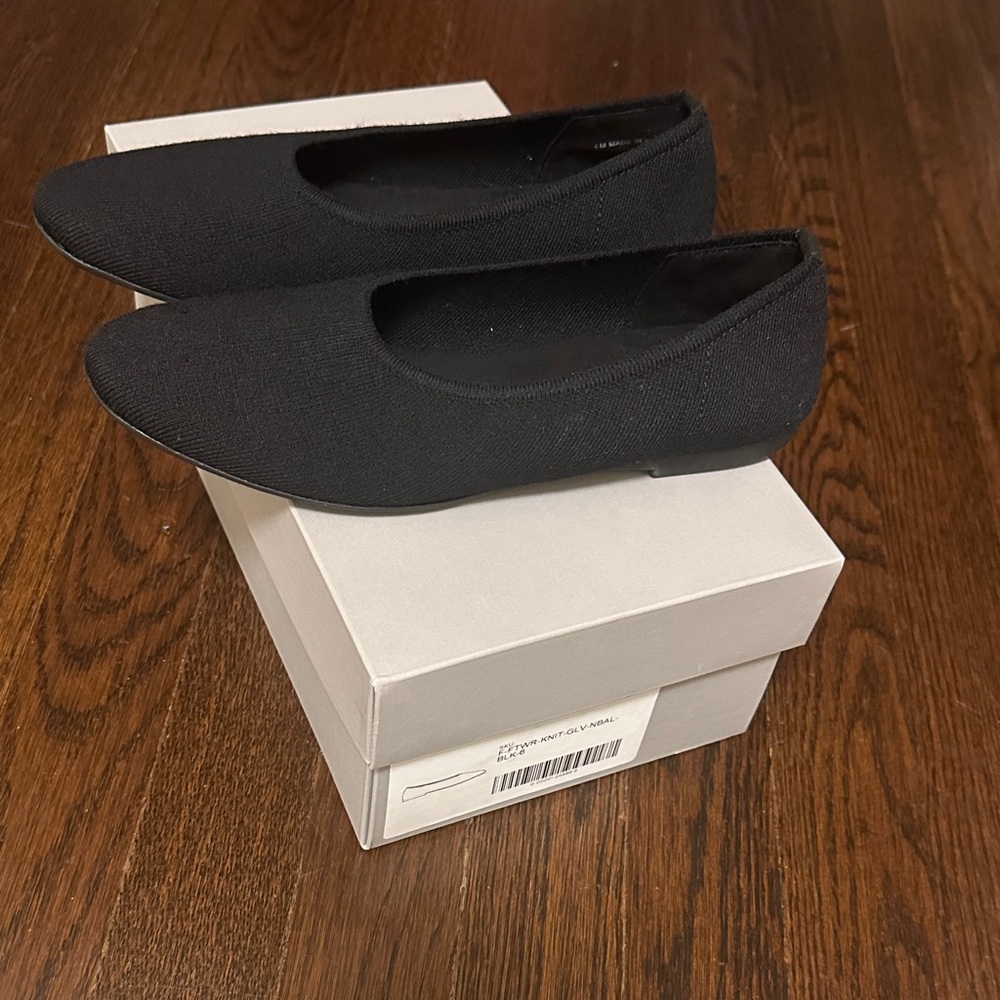 Everlane Black Women's ReKnit flats 6